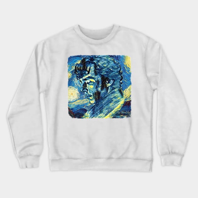Benedict Cumberbatch Van Gogh Style Crewneck Sweatshirt by todos